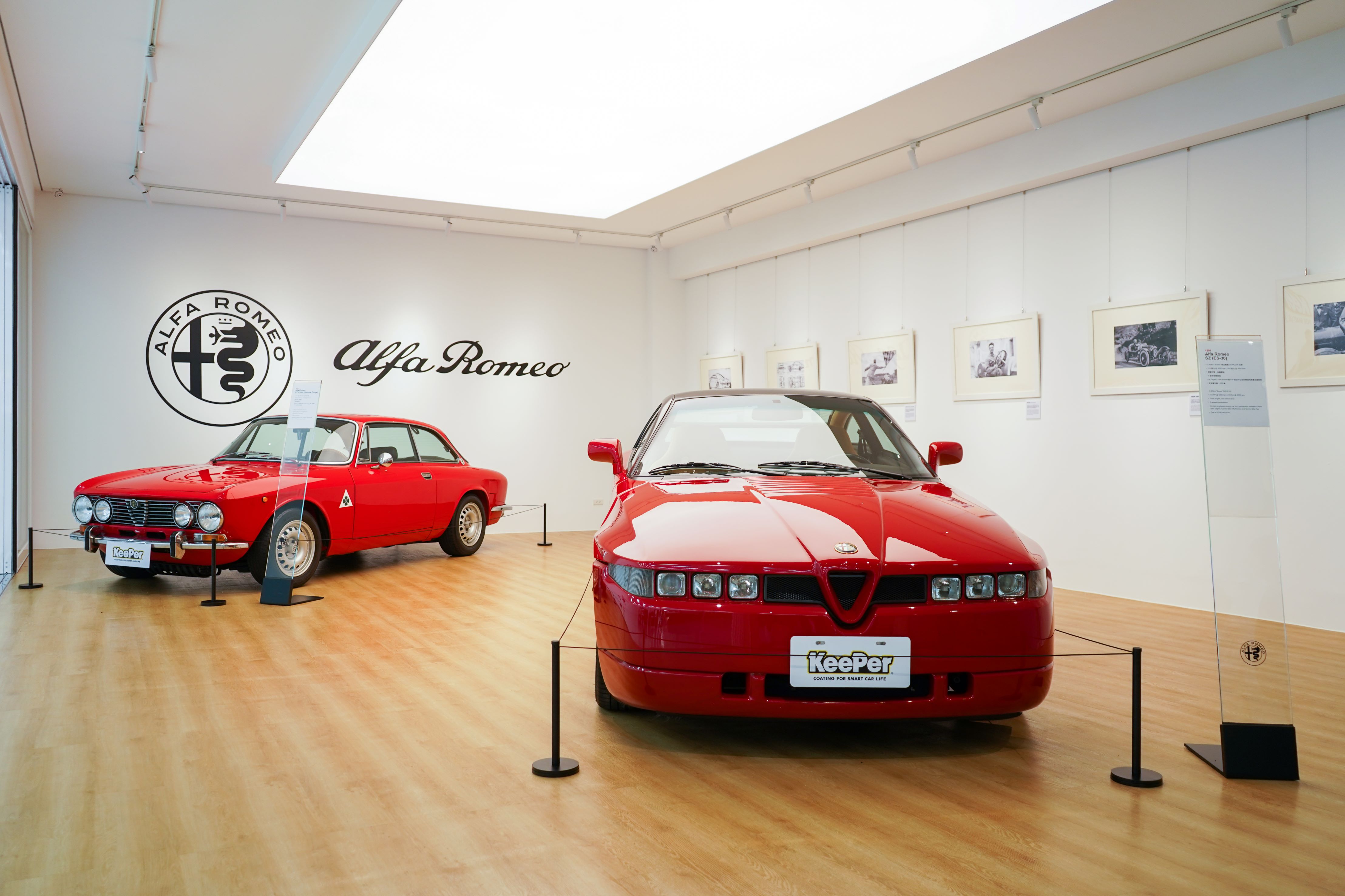 JESPER 全方位汽車服務中心新竹經國店導入展覽空間，融合人文藝術氛圍與舒適休憩機能，8月開幕期間更推出 Alfa Romeo 品牌特展，打造具專業、舒適與生活感的汽車保養新場域。